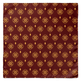 Maroon Eclipse silk pocket square